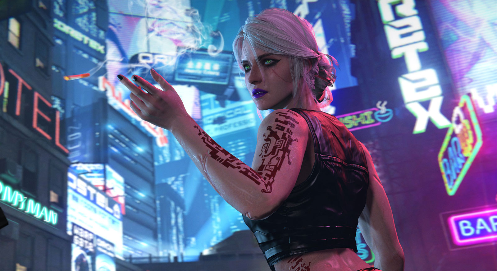 Ciri w zwiastunie Cyberpunk 2077! Wiedźmin 3 sprytnie wpleciony w filmik