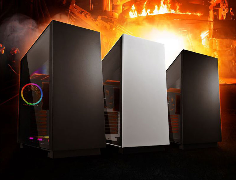 Stal, szkło hartowane i płaski front. Ciekawa obudowa od Sharkoon
