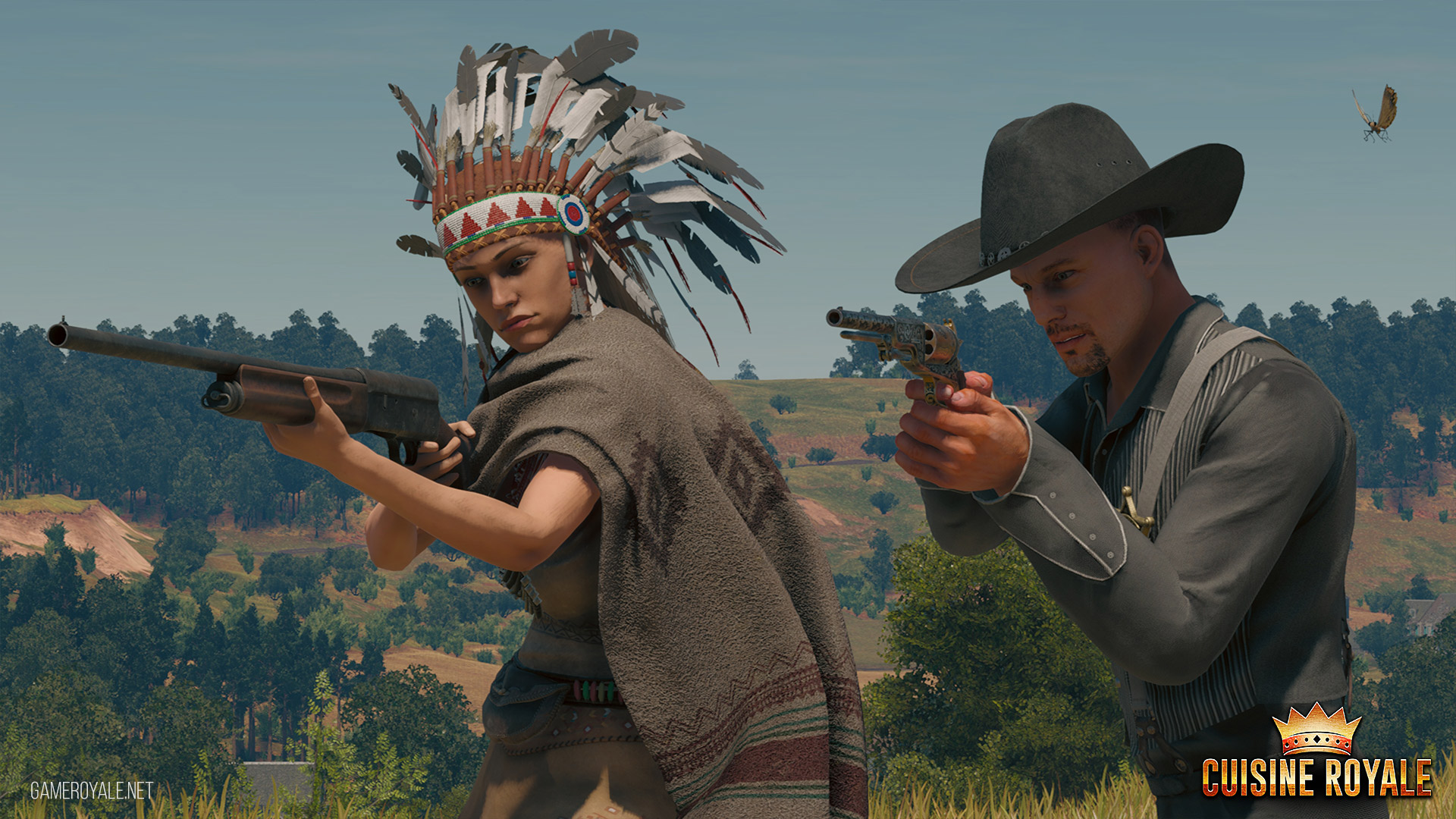 Darmowe CuisineRoyale zmienia się w Dziki Zachód. Kowboje, rewolwery, szeryfowie i bandyci