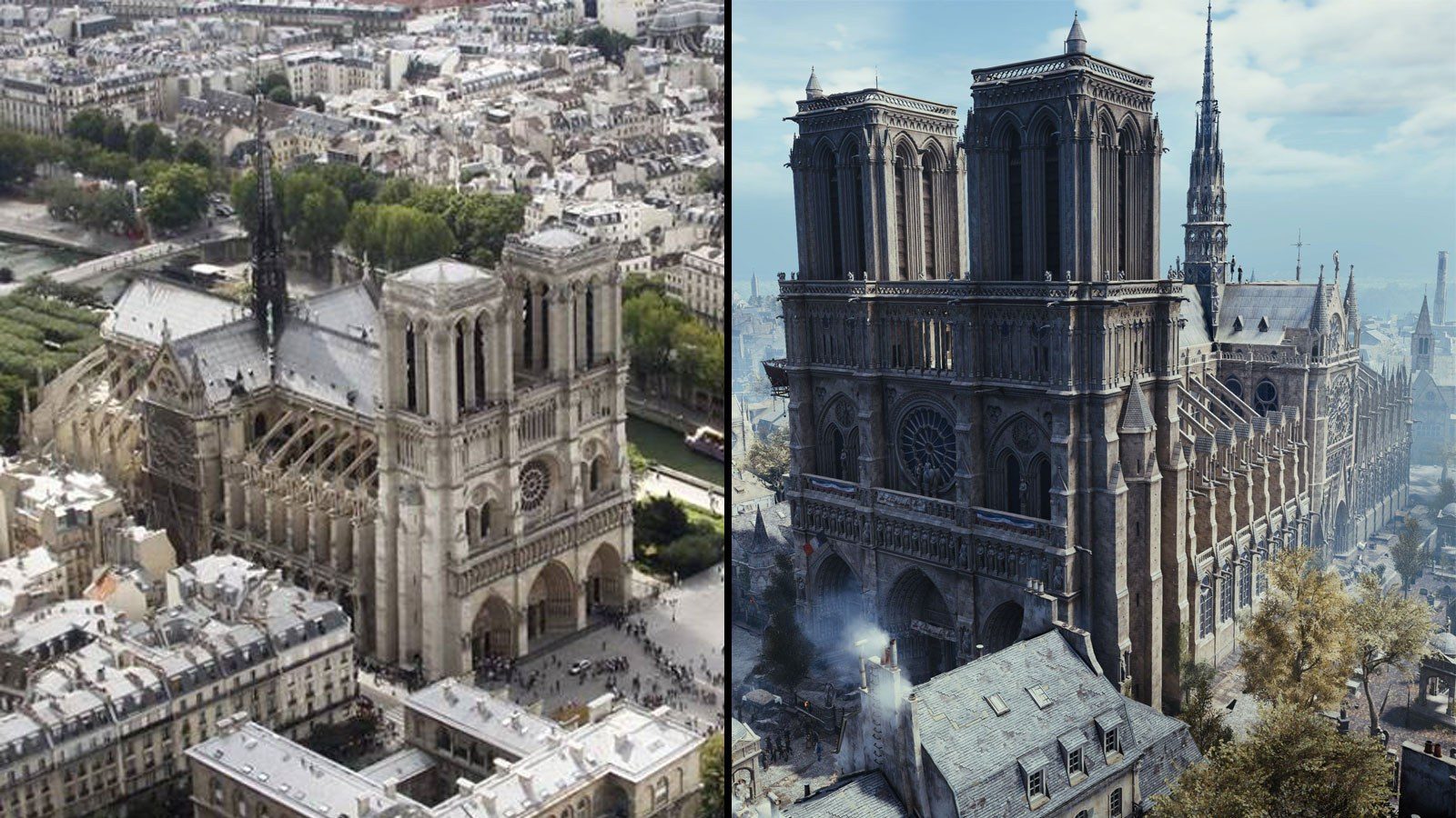 Pożar Notre Dame – pół mln euro na odbudowę katedry od wydawcy gier