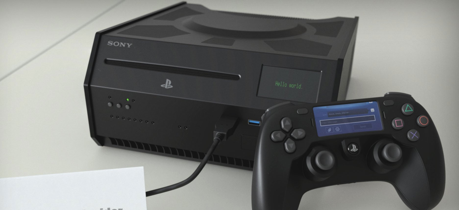 PS5 – wygląd konsoli. Autorzy przecieku prezentują, jak nabrali graczy