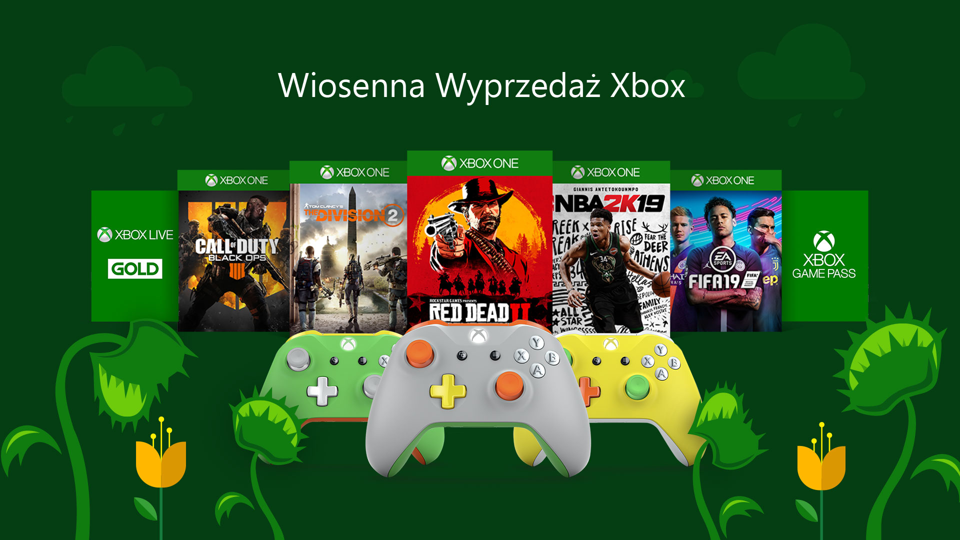 Wiosenna wyprzedaż gier na konsole Xbox One i Xbox 360. Ponad 600 gier i dodatków