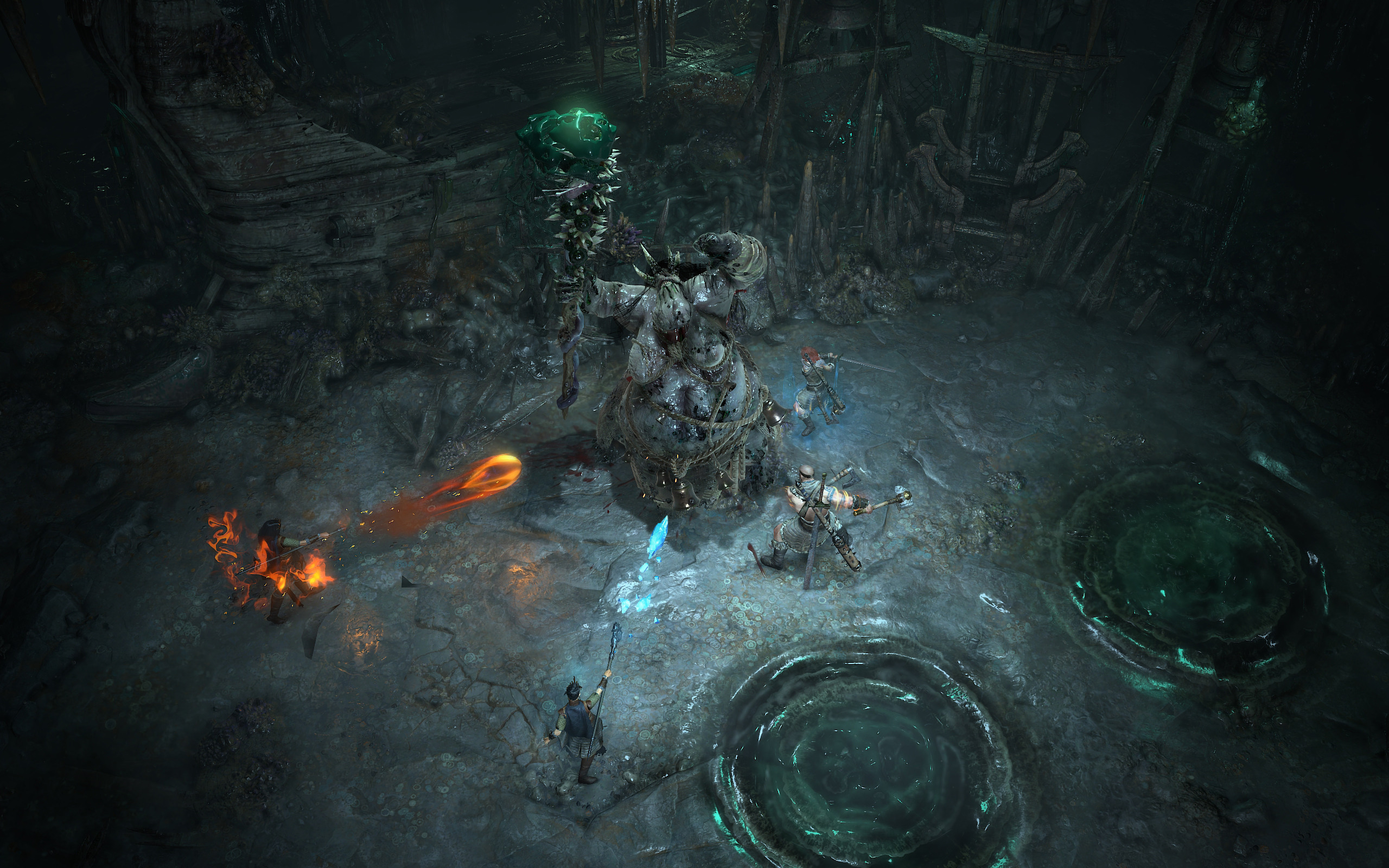 Diablo 4 – 10 graczy vs ogromna bestia. Nowy gameplay