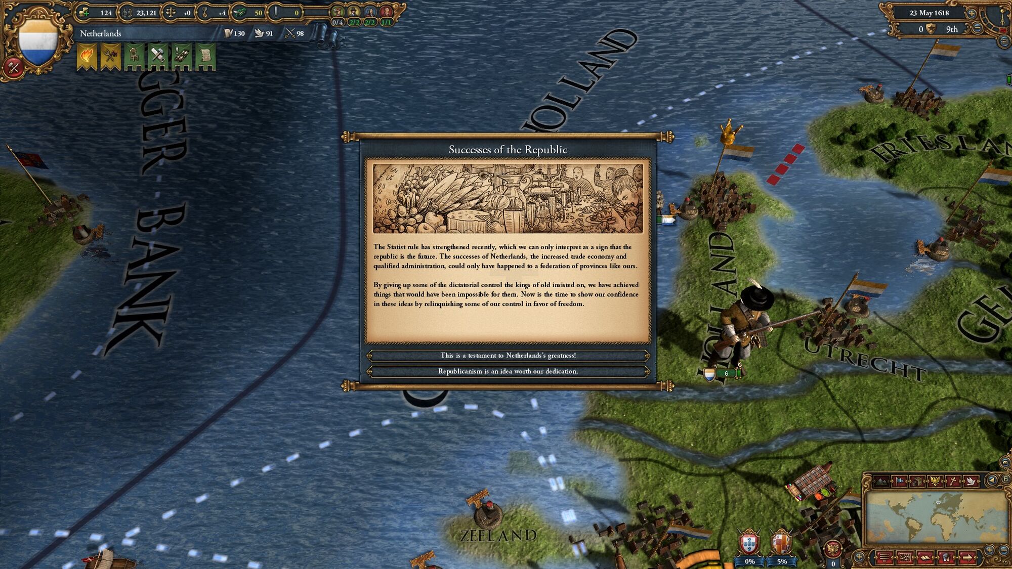 Europa Universalis IV + dodatki za 1 dolara w ofercie Humble Bundle