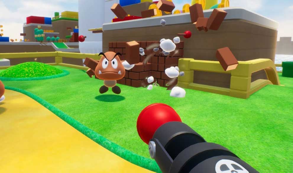 Super Mario Bros FPS na Unreal Engine 4 wygląda fantastycznie