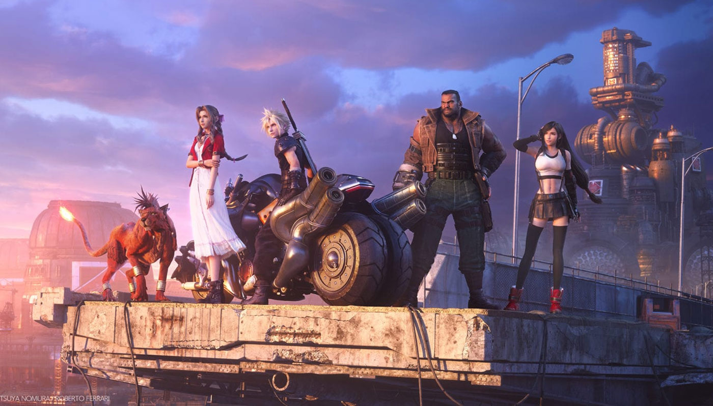 Darmowy motyw na PS4 z Final Fantasy VII Remake, za pobranie wersji demo