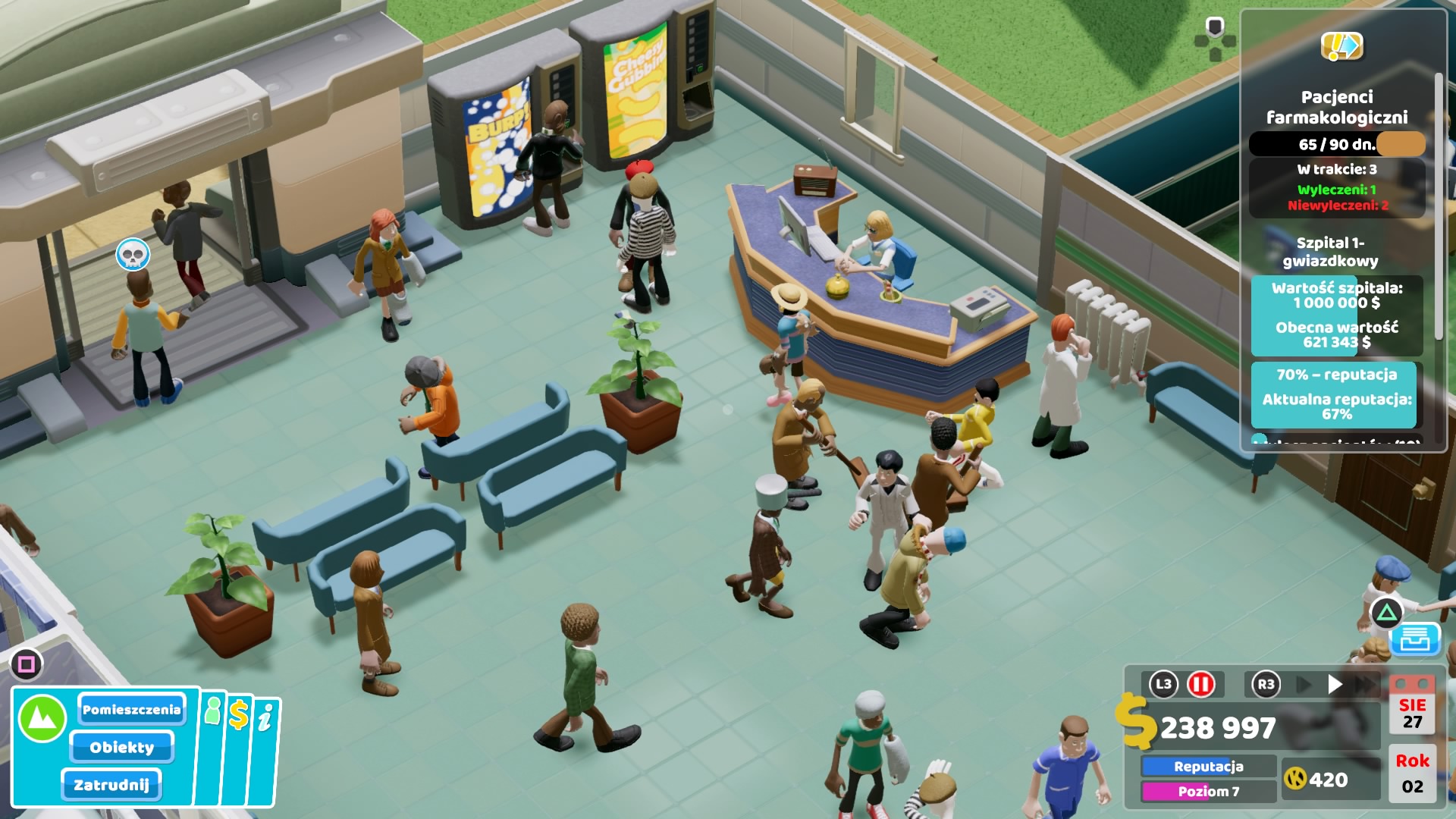 Two Point Hospital do wypróbowania za darmo do końca weekendu