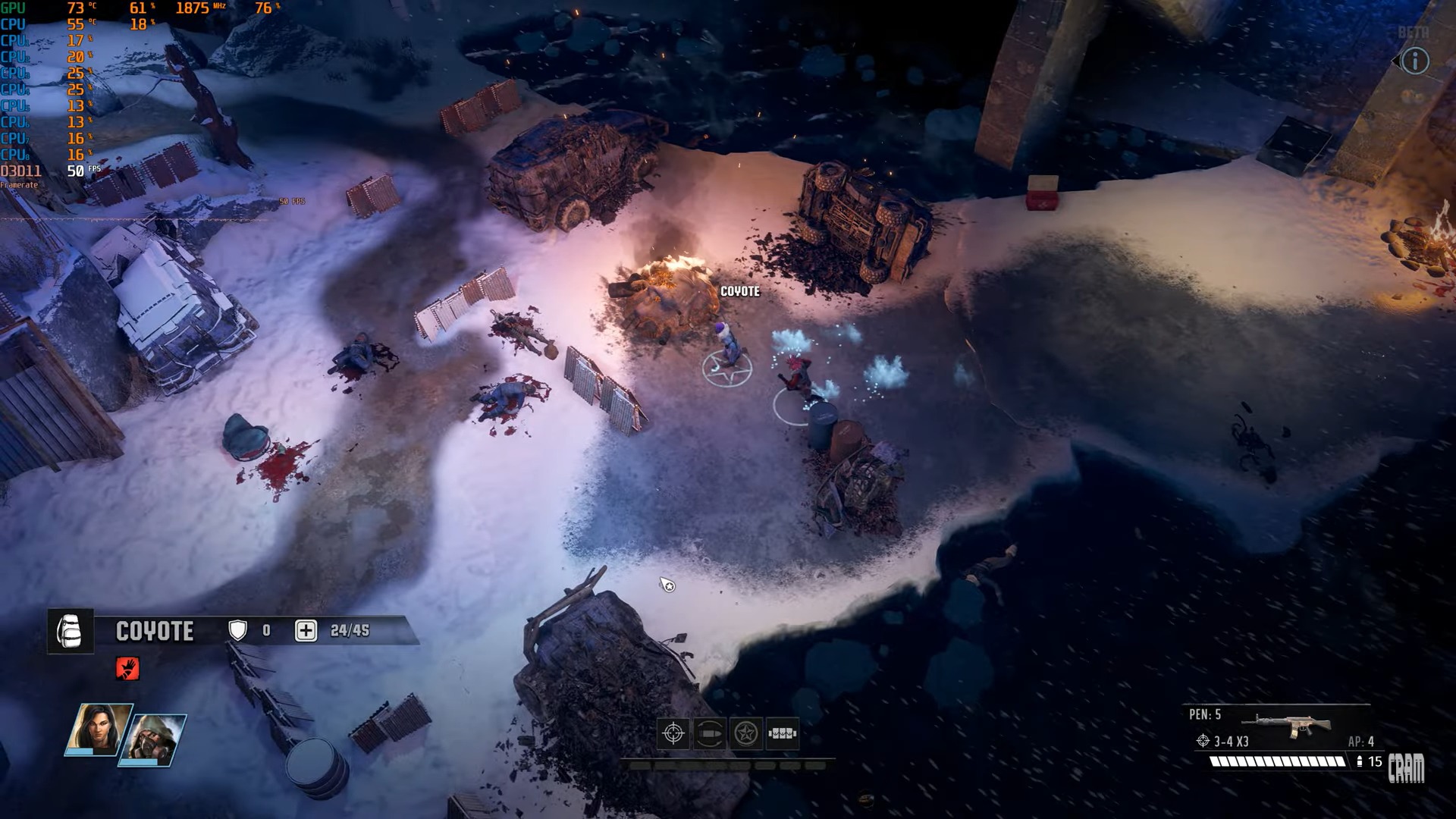 Wasteland 3 – 50 minut rozgrywki. Początek gry, kreowanie postaci, mechanika walki [WIDEO]
