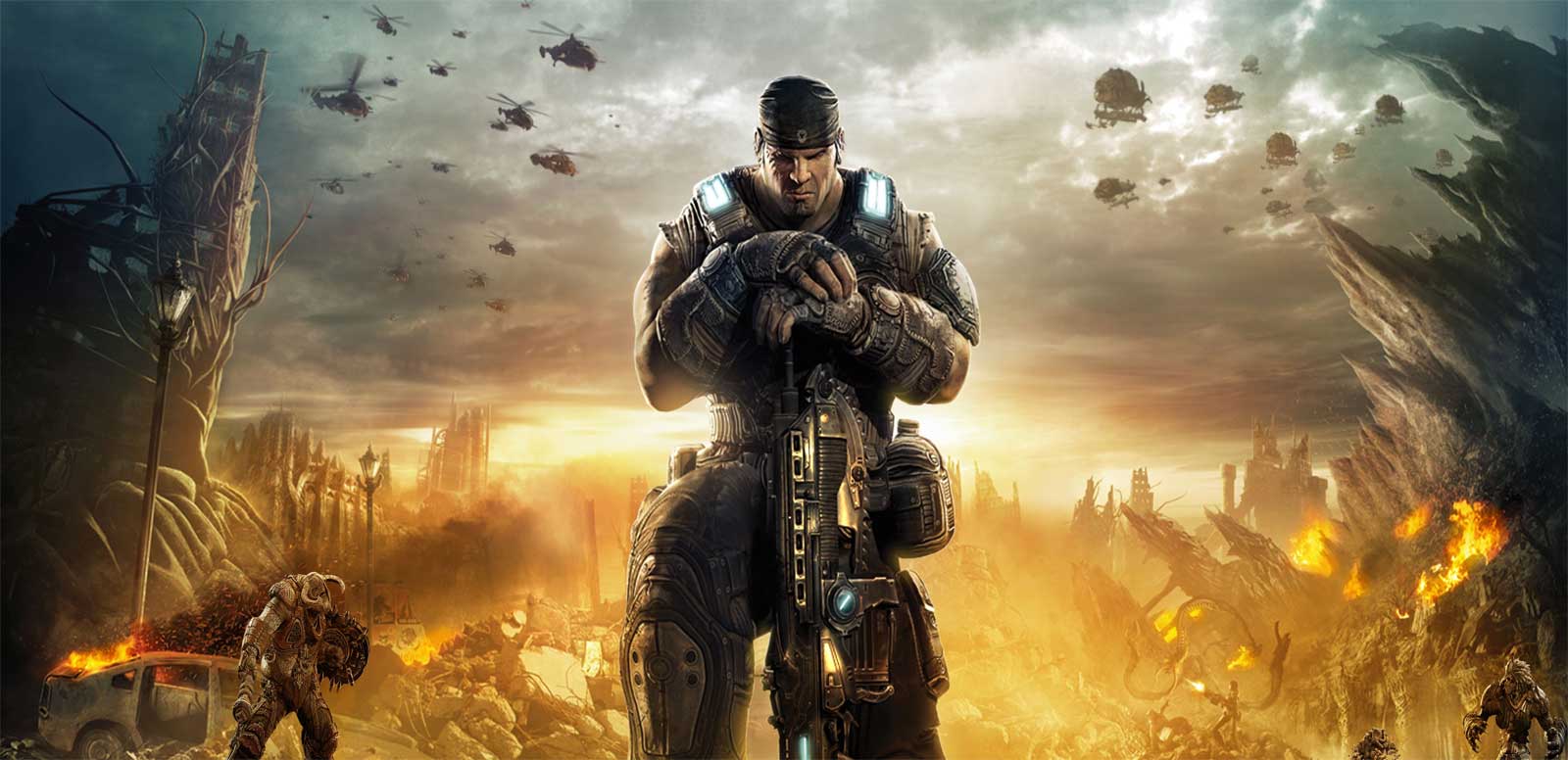 Gears of War na PlayStation. Gameplay z trzeciej części uruchomionej na PS3