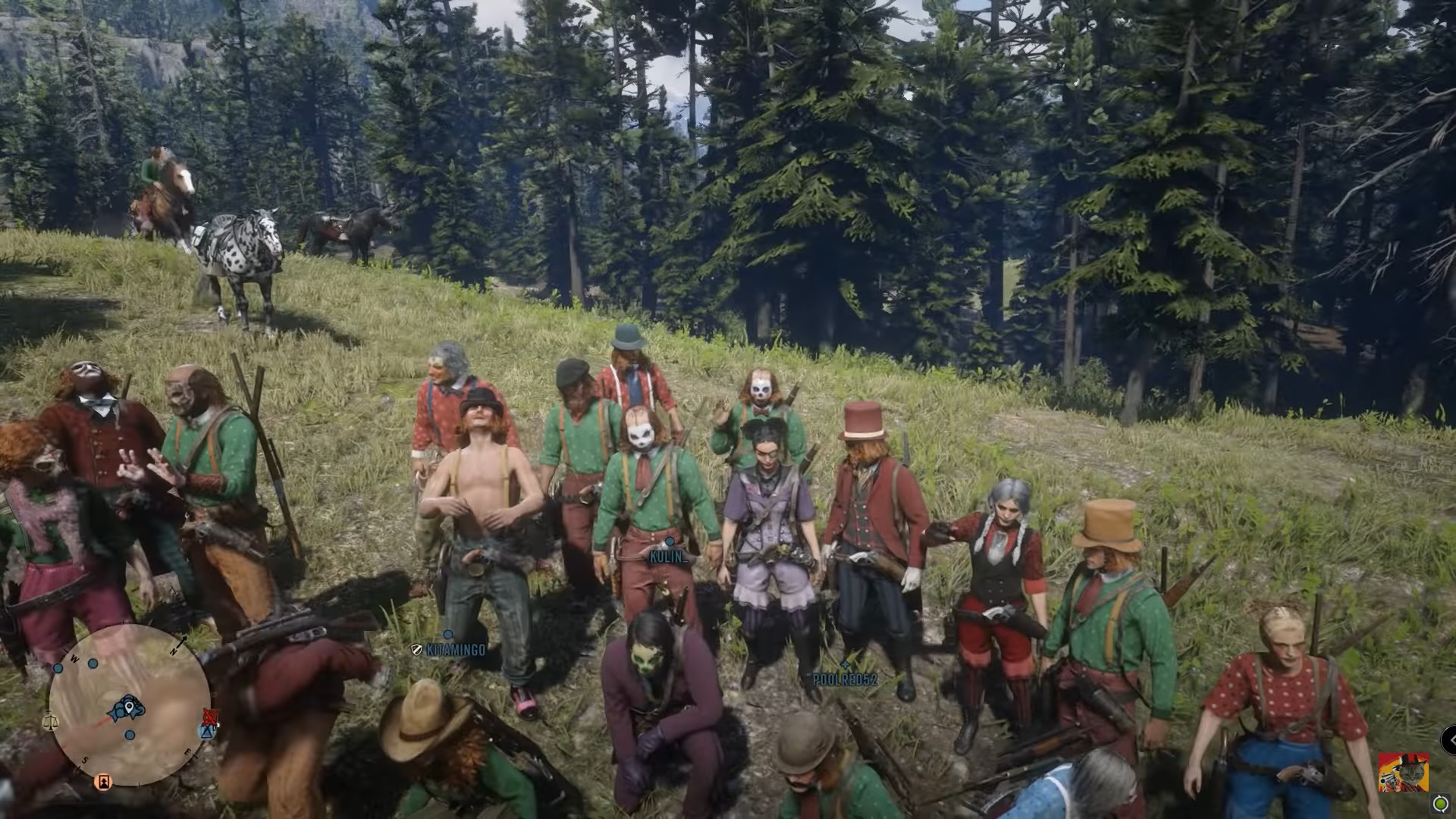 Red Dead Online – sfrustrowani brakiem aktualizacji gracze przebierają się za klaunów