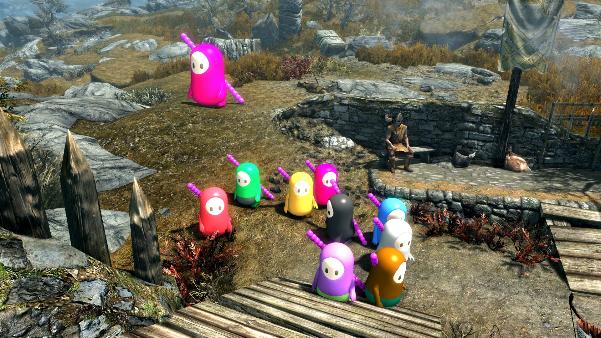 TES V: Skyrim – nowy mod dodaje do gry żelki z Fall Guys [WIDEO]