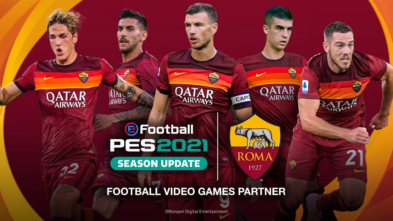 eFootball PES 2021: Konami podpisało umowę z AS Romą