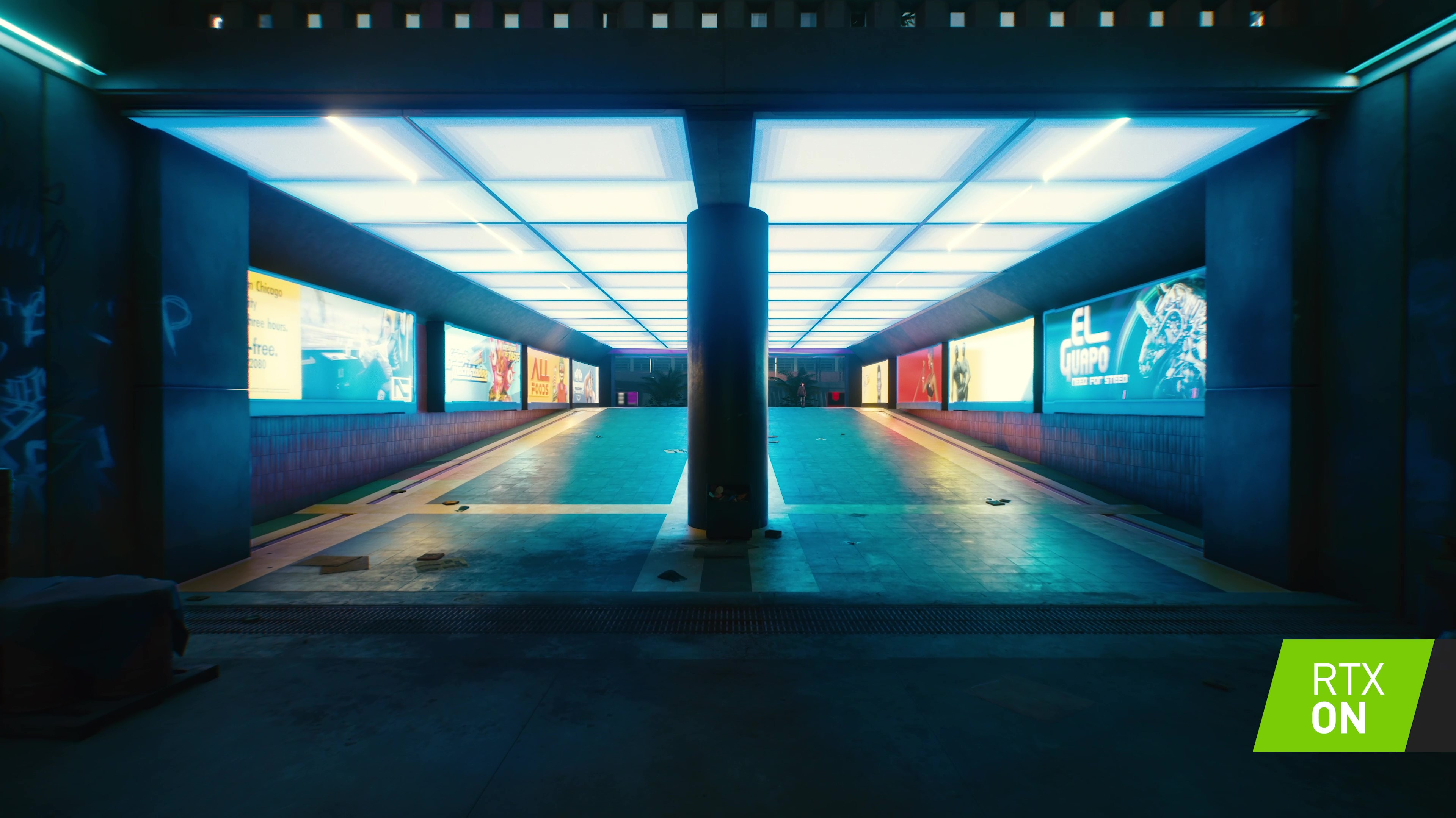 Cyberpunk 2077 i efekty ray tracingu na screenach 4K