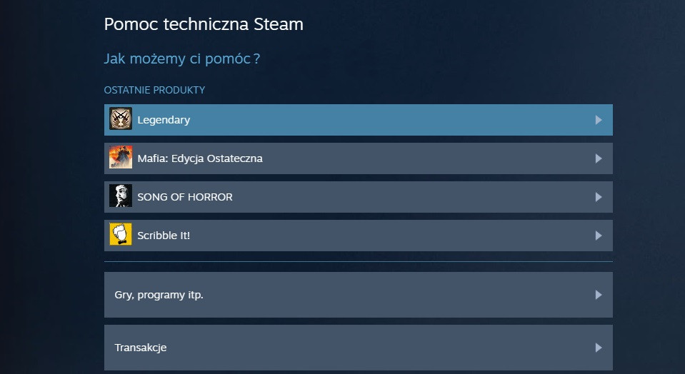 jak zwrócić grę Steam