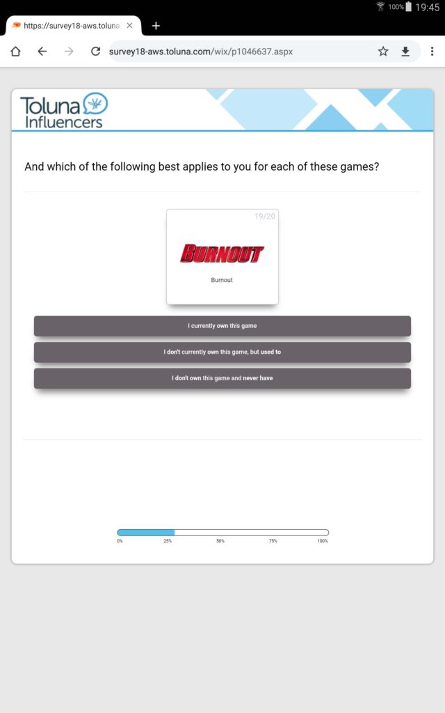 Burnout - ankieta Sony 1