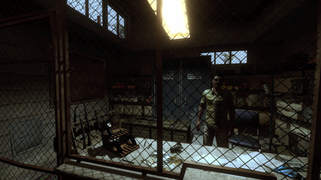 Ciemne pomieszczenie z gry Far Cry 2 również wygląda dobrze dzięki modyfikacji Modernized