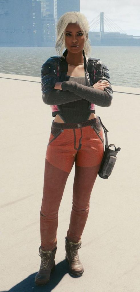 Wczesne projekty postaci Cyberpunk 2077 Panam