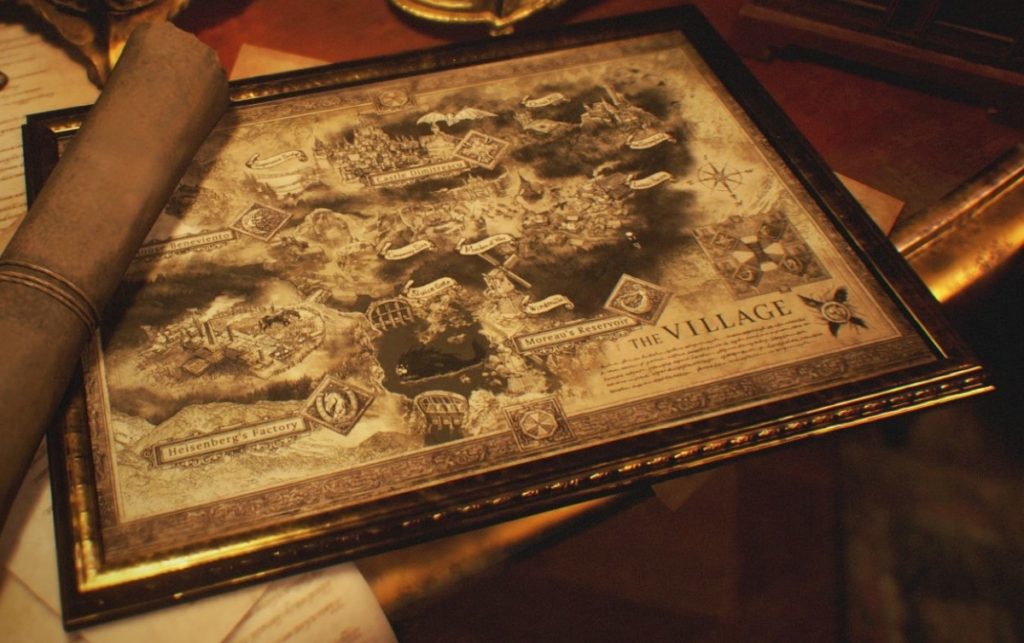 Resident Evil Village mapa
