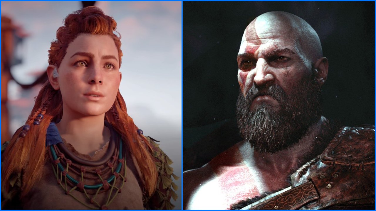 PlayStation - Kratos i Aloy