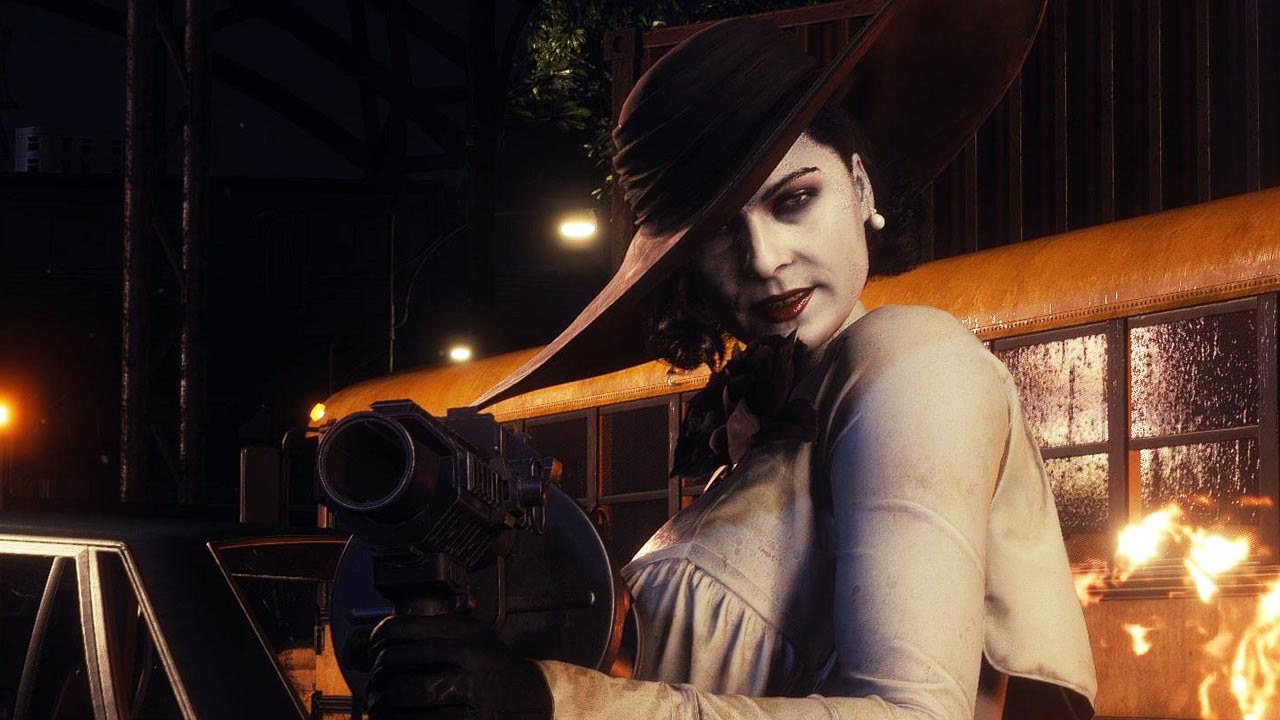 Lady Dimitrescu z Resident Evil Village w RE3 - mod