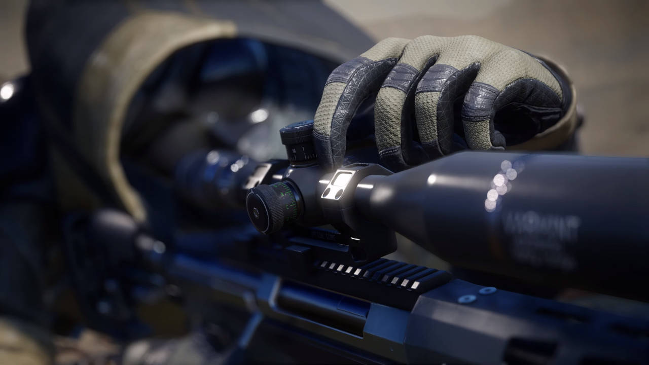 Sniper Ghost Warrior Contracts 2 - Snajper dostraja lunetę karabinu