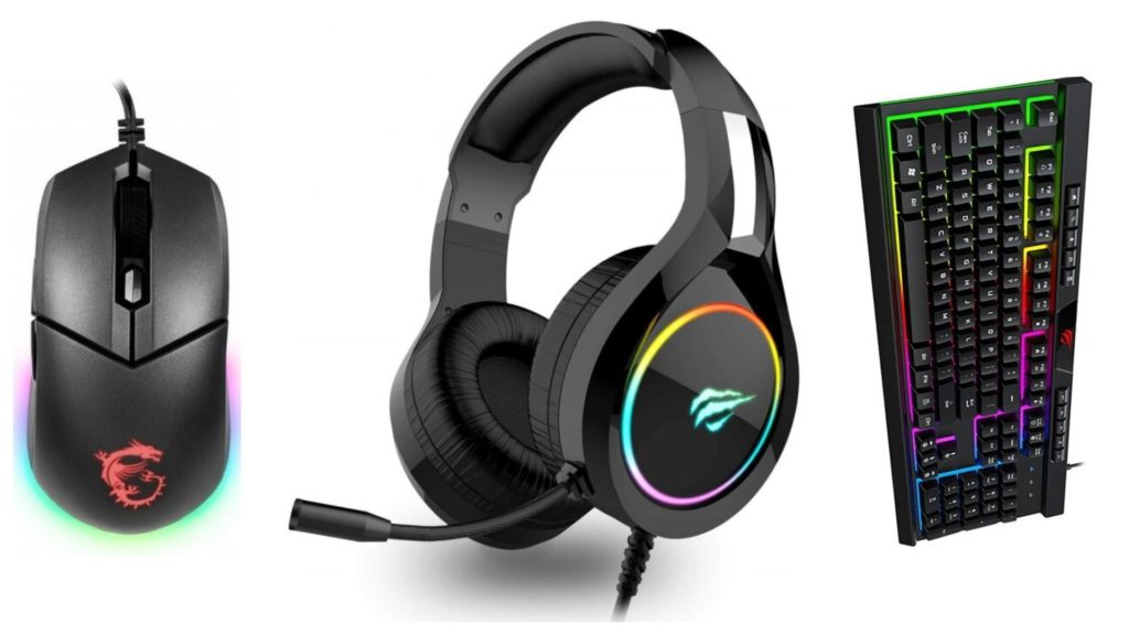 Zestaw 2 - klawiatura myszka i słuchawki