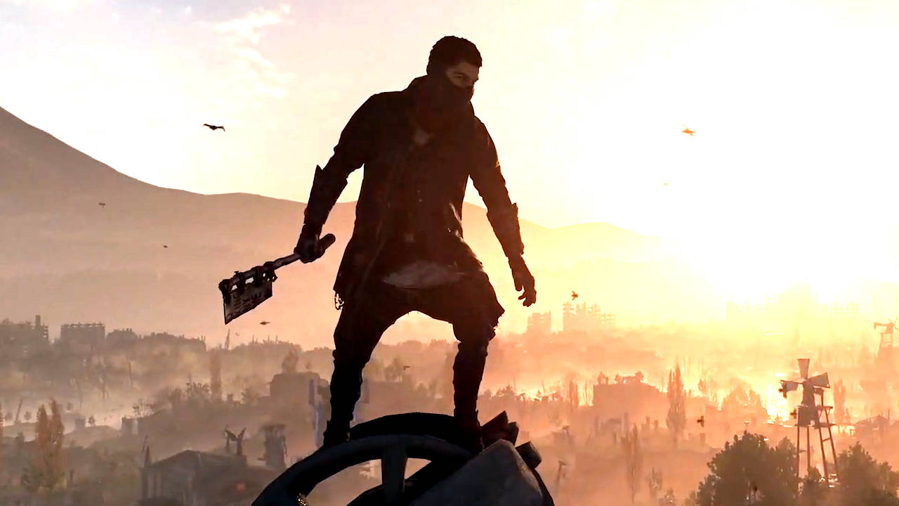 Dying Light 2 od Techland - główny bohater dying light 2 z tasakiem