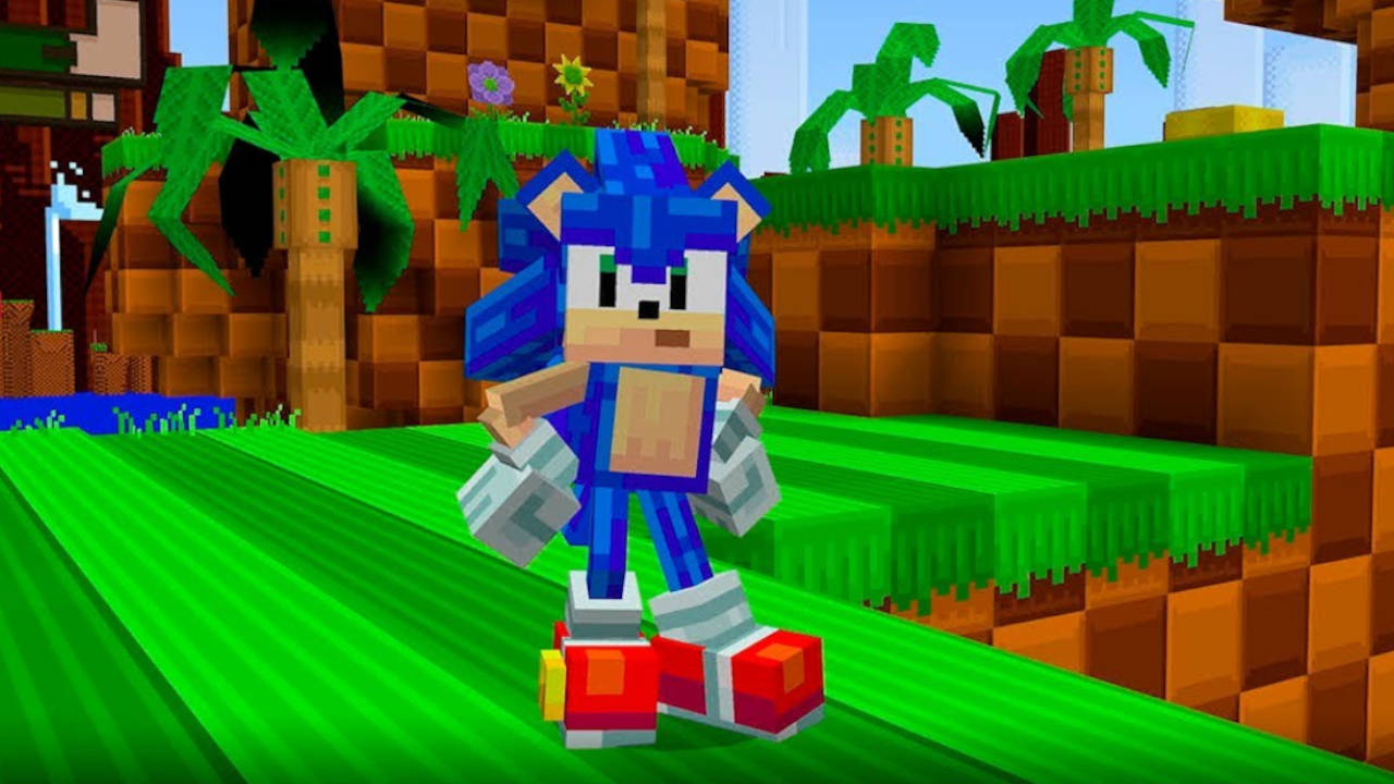 Sonic The Hedhehog w Minecrtaft Bedrock Edition