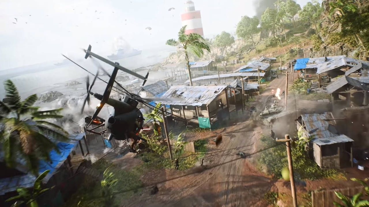 Battlefield 2042 - helikopter tryb Portal