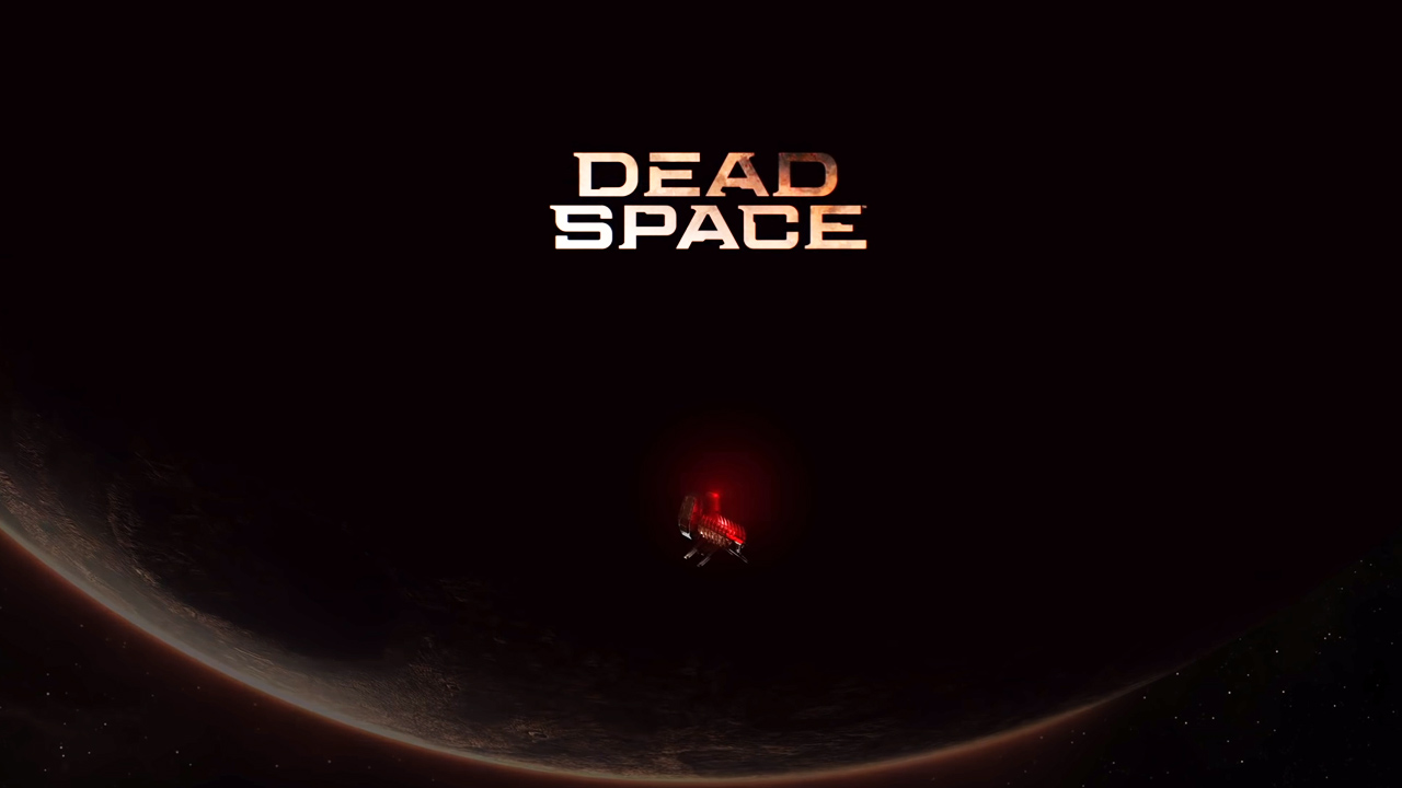 Dead Space - grafika z tytułem i statkiem kosmicznym