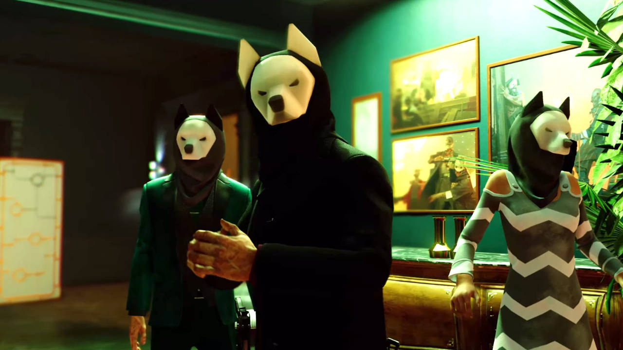 Deathloop - ludzie przebrani za psy