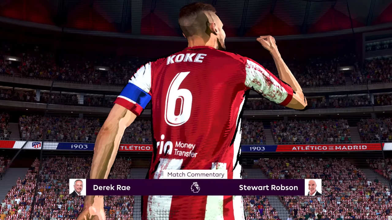 FIFA 22 - wizerunek piłkarza na trybunach