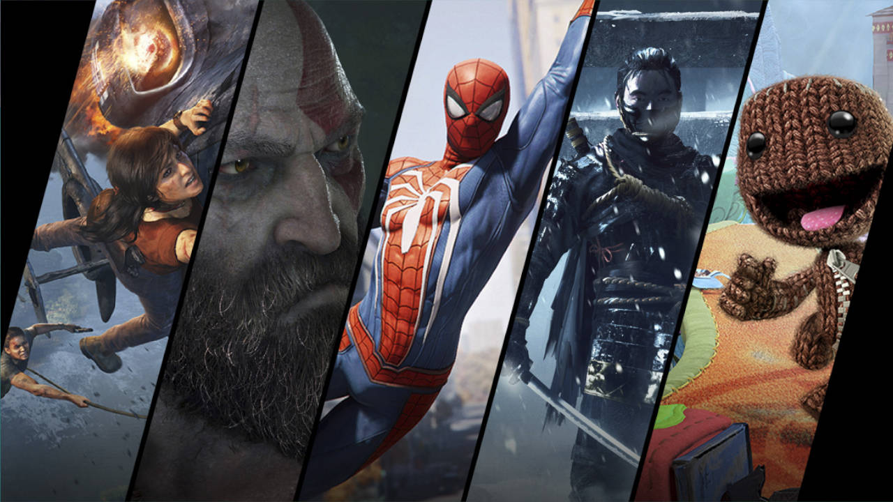 PlayStation - bohaterowie ekskluzywnych gier - The Last of Us Part II, God of War, Spider-Man, Ghost of Tsushima, Sack Boy