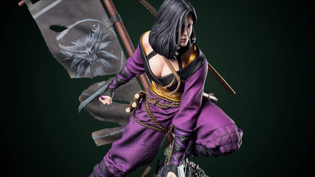 Wiedźmin 3 Dziki Gon figurka Kunoichi Yennefer