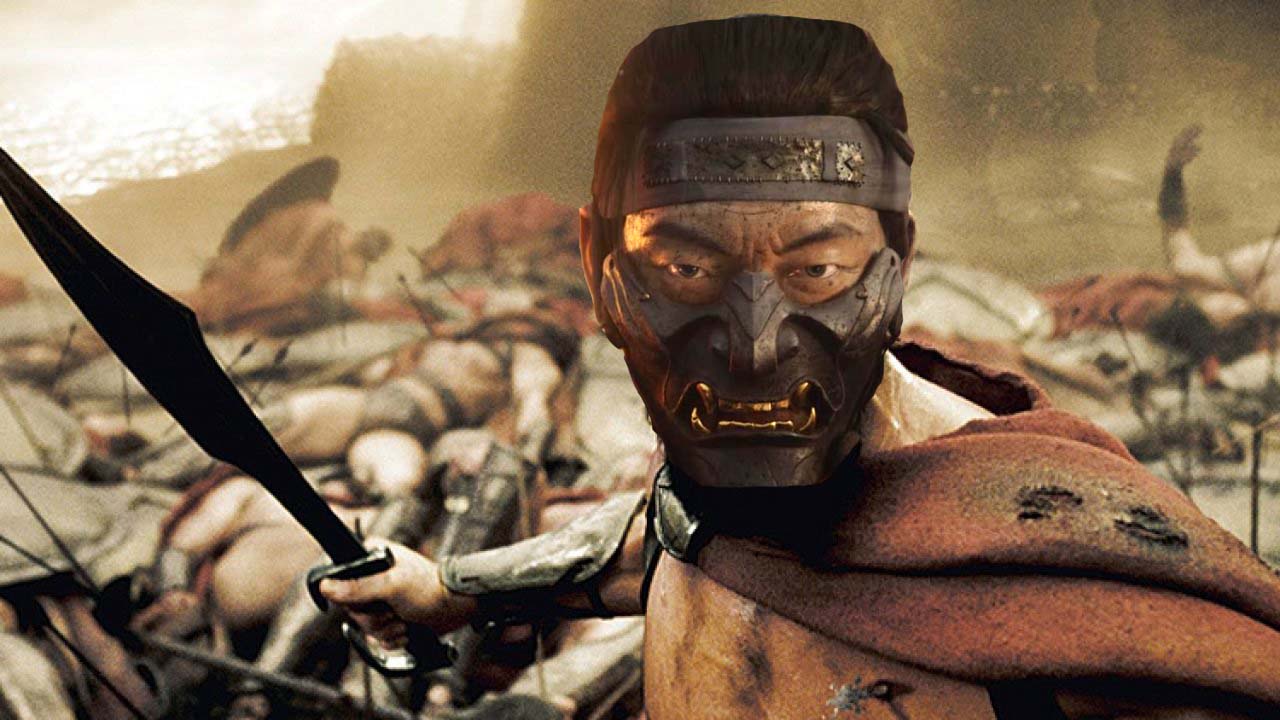 Ghost of Tsushima - Jin Sakai w kadrze z 300