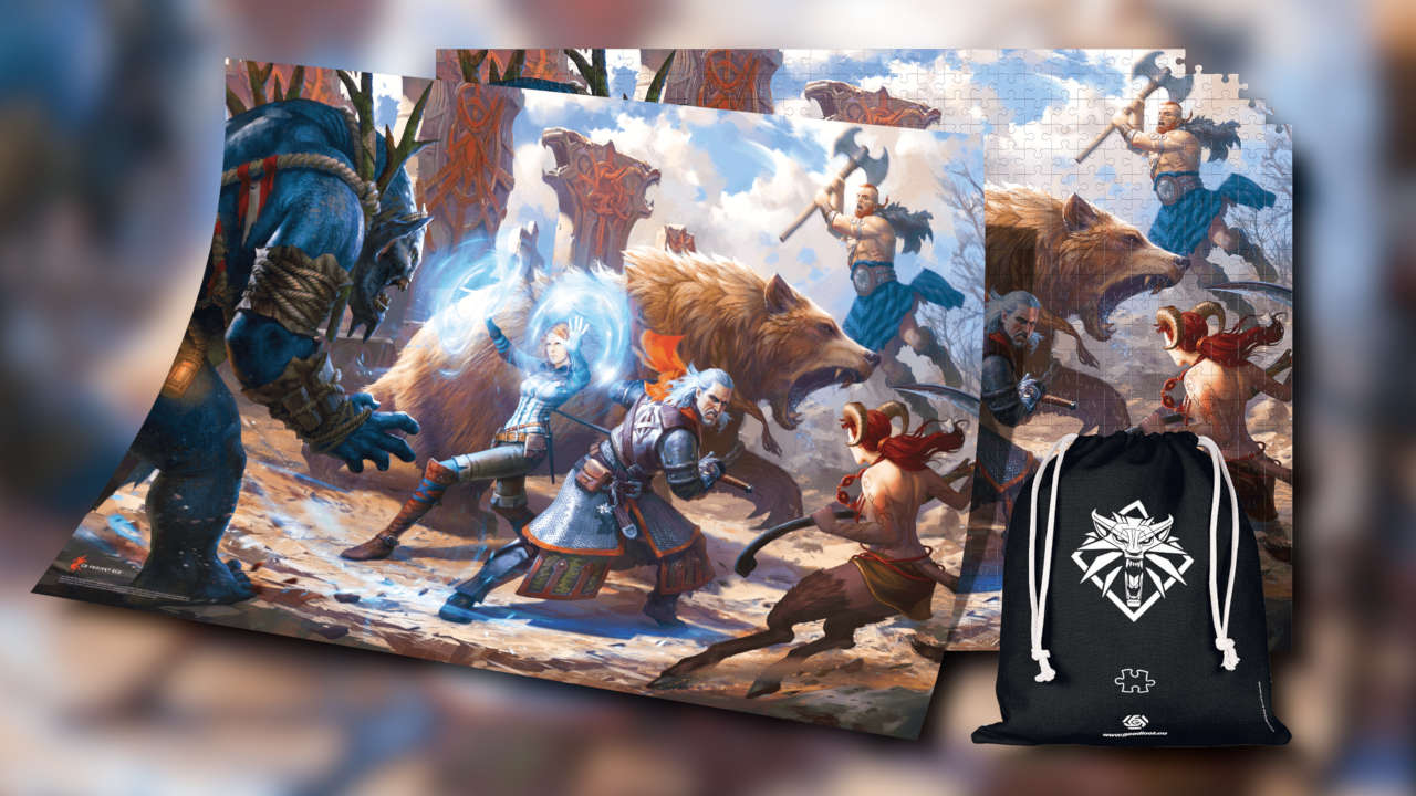 Good Loot Puzzle - Wiedźmin 3 - plakat - worek