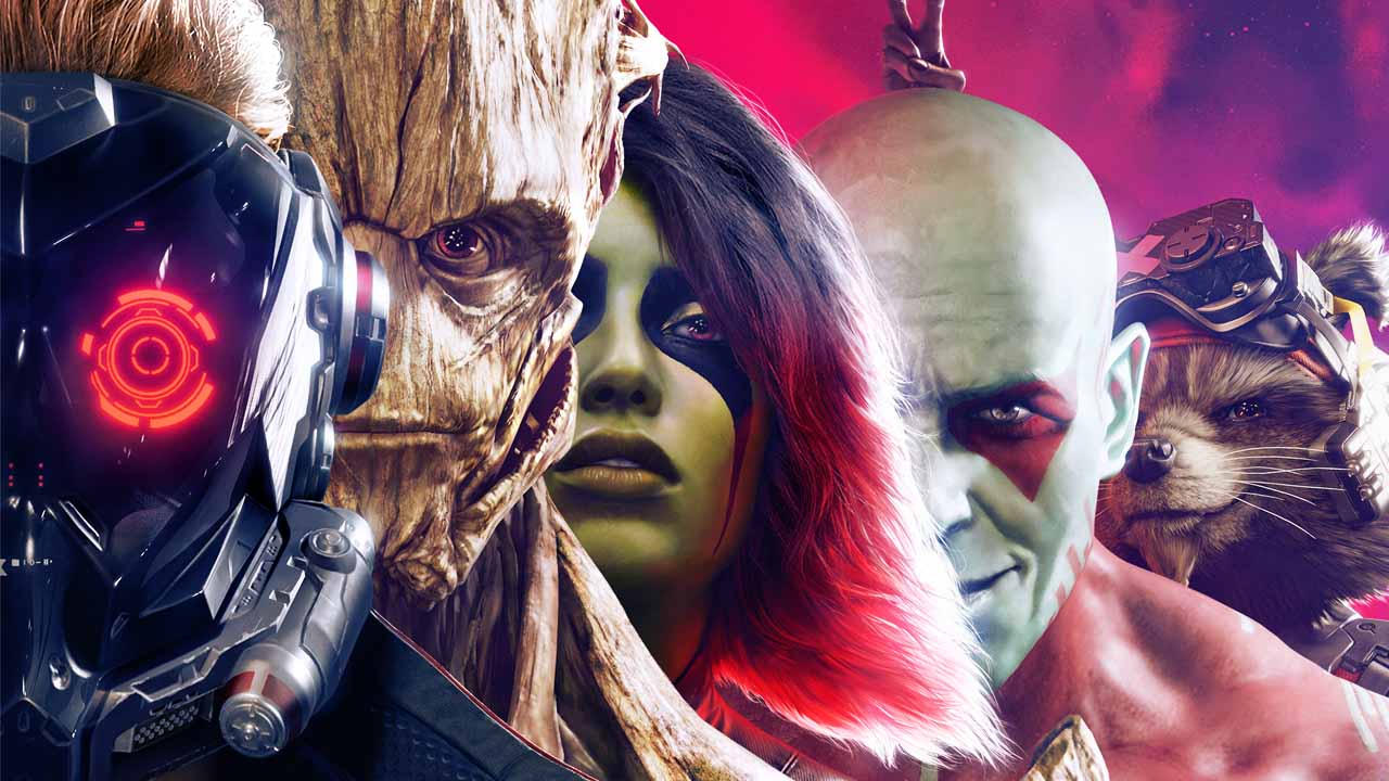 Marvel's Guardians of the Galaxy - grafika z postaciami