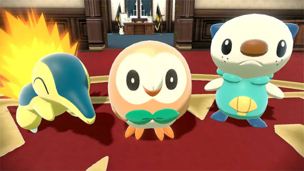 Oshawott, Rowlett, Cyndaquil