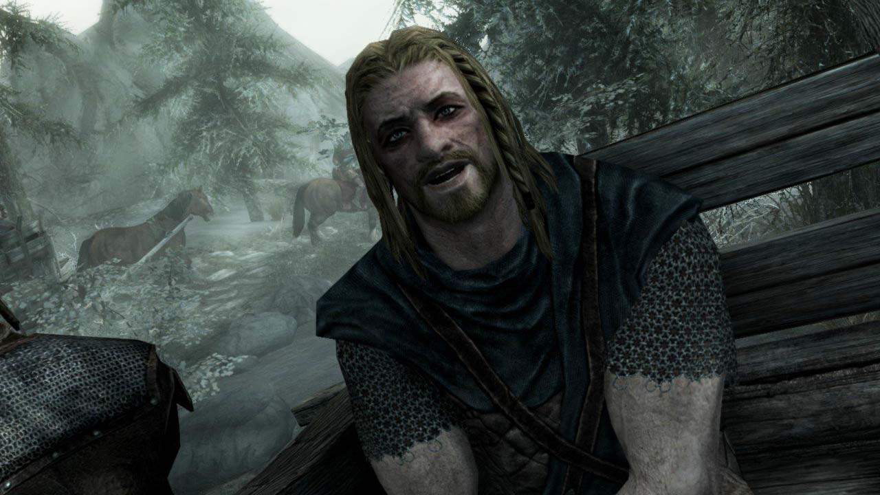 Skyrim - scena z intra gry