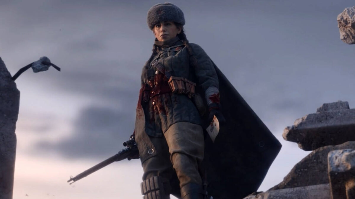 Call of Duty: Vanguard - żołnierka z karabinem w dłoni - PG