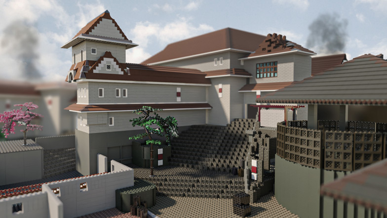 Call of Duty x LEGO - mapa Castle - PG