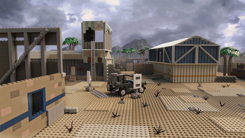 Call of Duty x LEGO - mapa Firing Range - PG