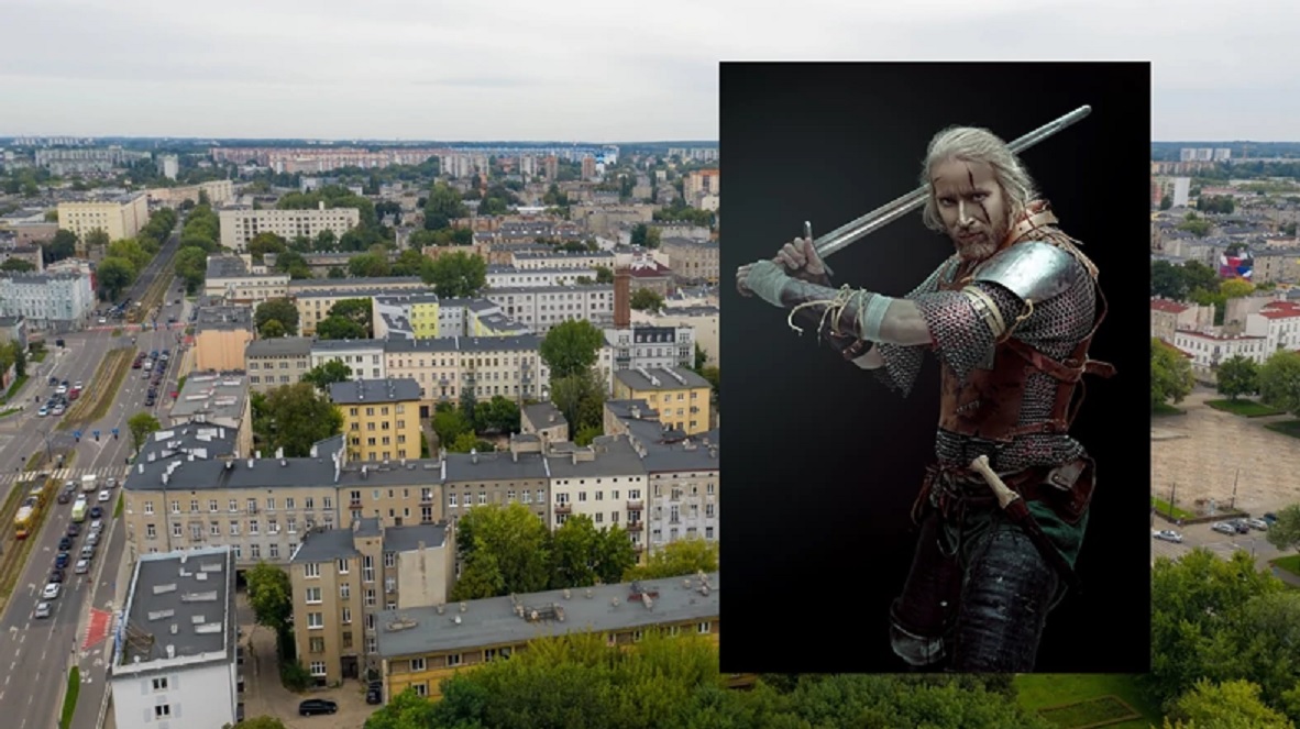 Geralt mural