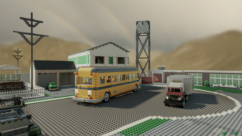 mapa Nuketown