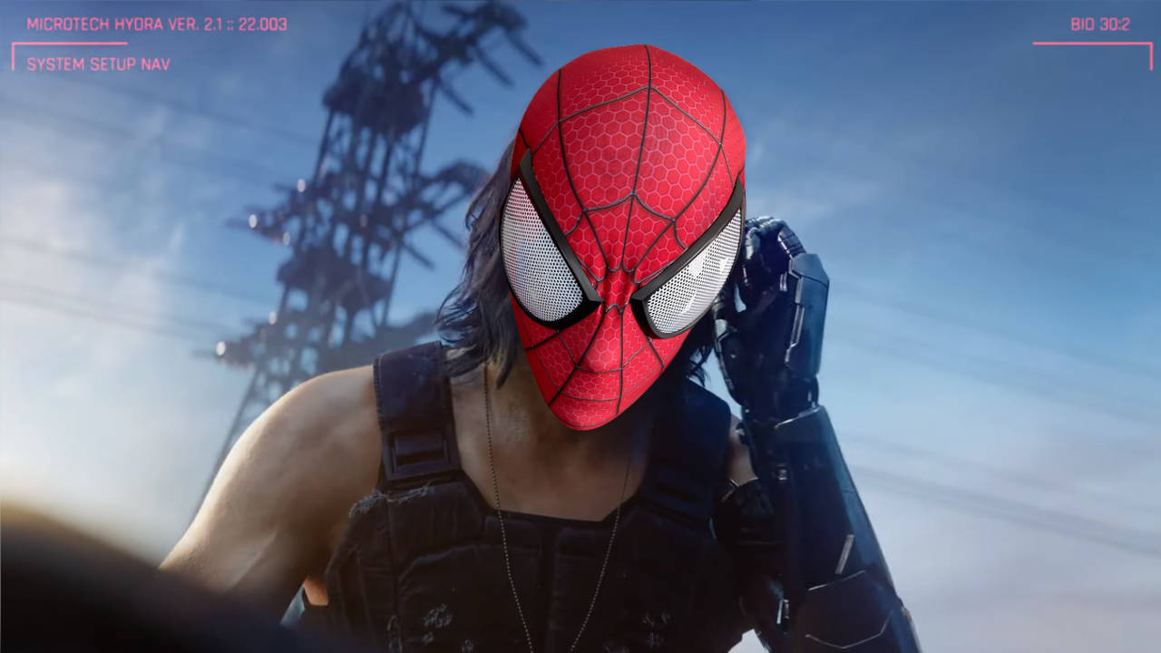Czy to ptak, czy to samolot? Nie, to „Spider-Man” w Cyberpunk 2077 dzięki modyfikacji