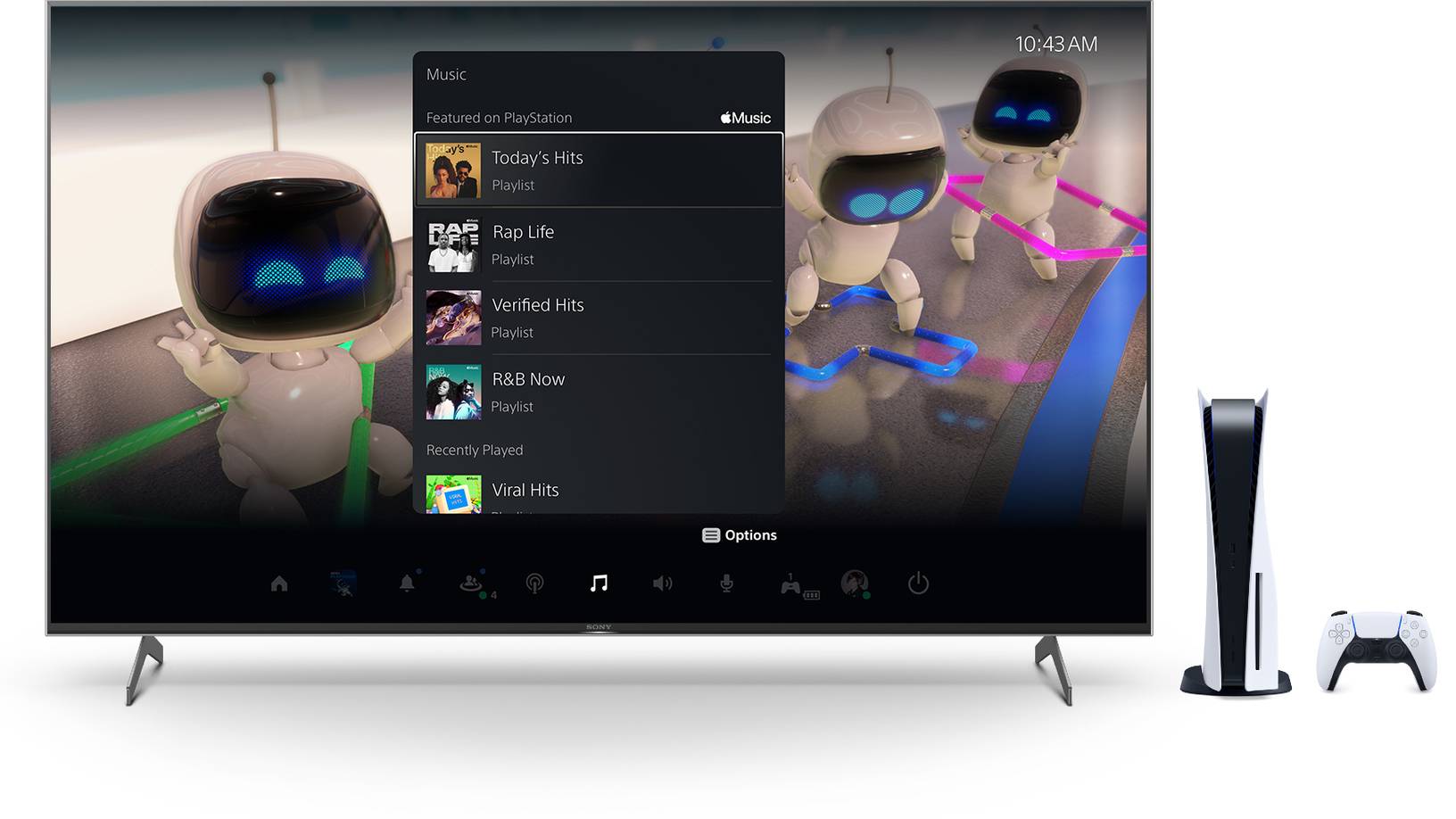 apple music w playstation 5