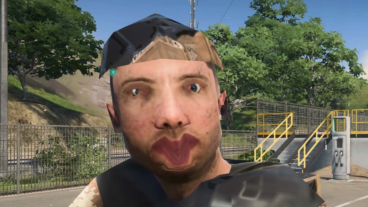 Battlefield 2042 - zbugowany żołnierz