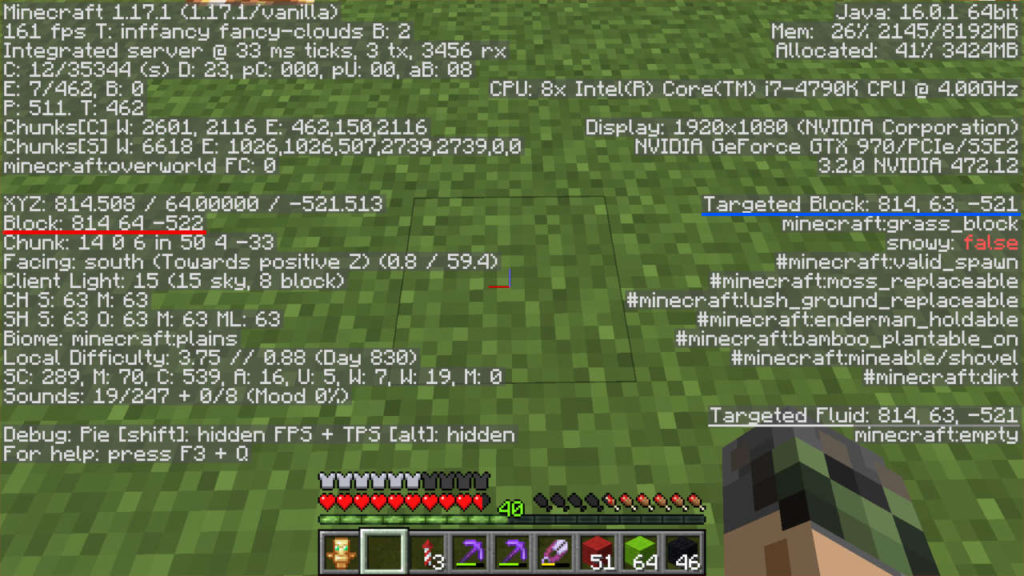 Minecraft - jak odczytać koordynaty - PG