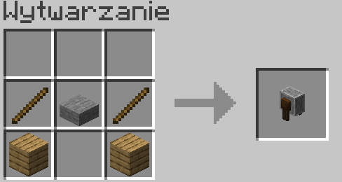 Minecraft - receptura kamienia szlifierskiego