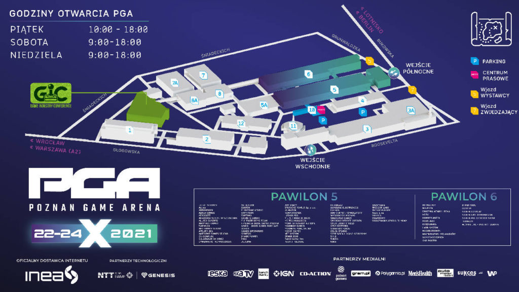 PGA 2021 - mapa wydarzenia